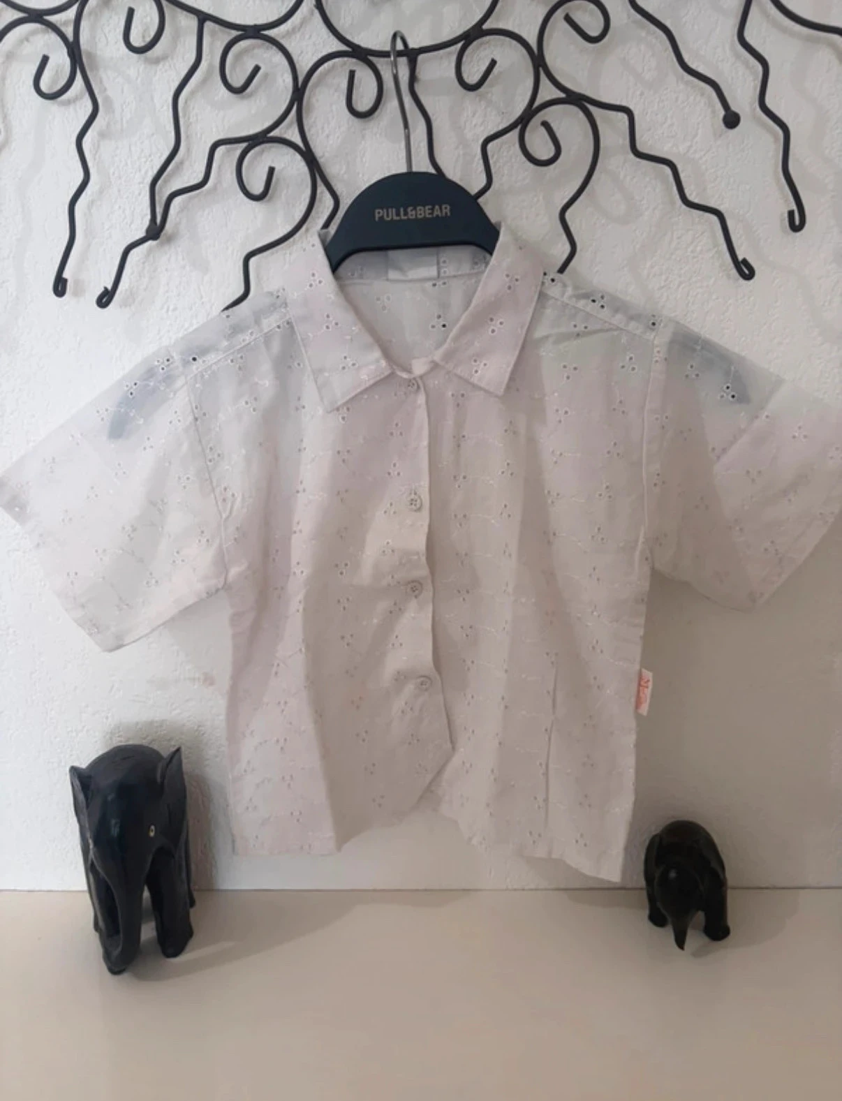 Blouse blanche en broderie anglaise Taille 5 ans (108 cm) – photo 2